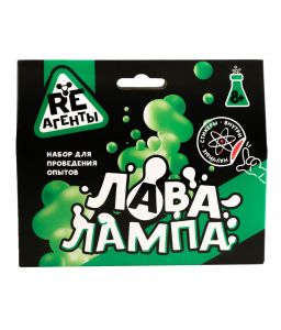 Научно-познавательный набор "Лава-лампа", зелёный