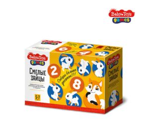 Игра настольная "Смелые зайцы" Baby Toys games 04262