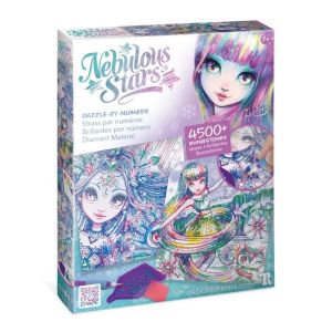 Серия Isadora: Картина по номерам из страз (2 заготовки, 4500 стразов)