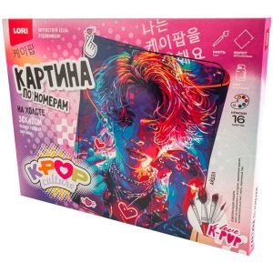 Рхо-002 Картина по номерам холст на подрамнике 30*40 см K-POP "Айдол"