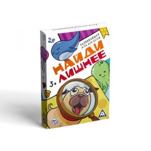Развивающая игра для детей «Найди лишнее», 30 карт, 3841200