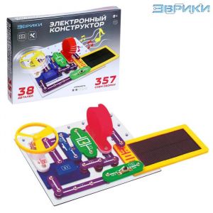 Конструктор электронный «Эврики» 357 схем 1200834