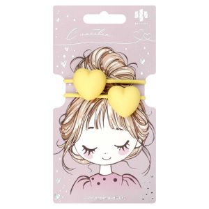 Набор резинок для волос арт. 71850 СЕРДЕЧКИ 2шт.