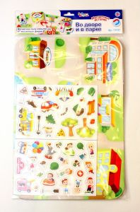 Игра магнитная "Во дворе и в парке". Серия Магнитные истории (европодвес) 04021