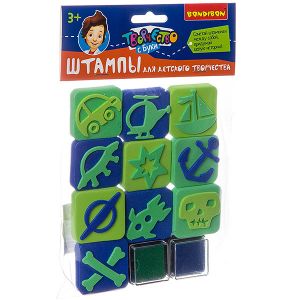 "Штампы для детского творчества. Набор для мальчиков" BONDIBON