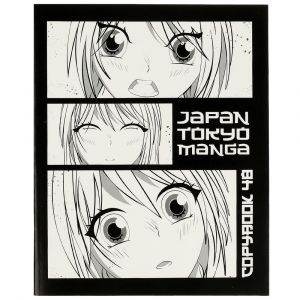 Тетрадь, 48 листов, клетка, диз 5, аниме TIK TOK GIRL