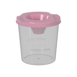 Стакан-непроливайка ErichKrause Pastel, розовый