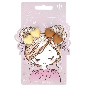 Набор заколок для волос «зажим», арт. 71783 СЕРДЕЧКИ