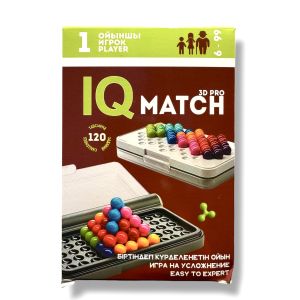 Игра-головоломка IQ MATCH 3D PRO (красная, с башней)