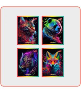 Тетрадь общая, 96л., линия, в ассортименте