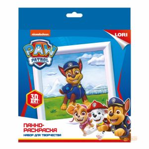 Ипс-002 3D Art.Панно-раскраска Щенячий патруль "Гончик"