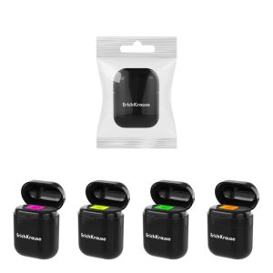 Точилка пластиковая ErichKrause Case, Accent, с контейнером, ассорти