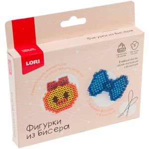 Бис-110 Фигурки из бисера. Брелоки "Уточка, бантик"