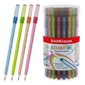 Карандаш сегментный ErichKrause Caramel 1.5 мм, НВ 