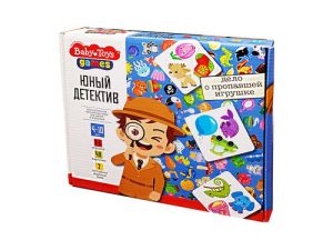Игра настольная "Юный детектив" Дело о пропавшей игрушке Baby Toys games