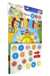 Игра магнитная "Часы" Магнитные истории (европодвес) 03502