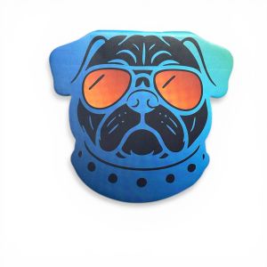 Блокнот Мопс (нелинованный, вырубка)