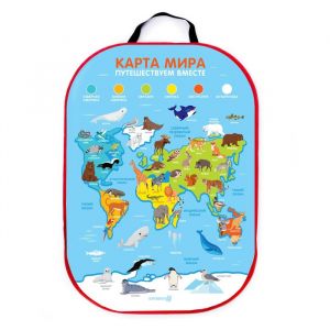 Незапинайка на автомобильное кресло «Карта Мира» 4700912