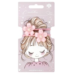 Набор резинок для волос арт. 71843 ЦВЕТОЧКИ 2шт.