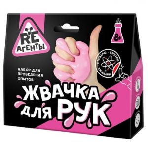 Научно-познавательный набор "Жвачка для рук", розовый