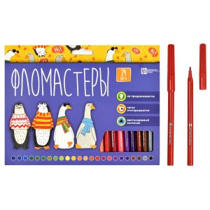 Набор фломастеров АРТ-БРАТВА 24 цв