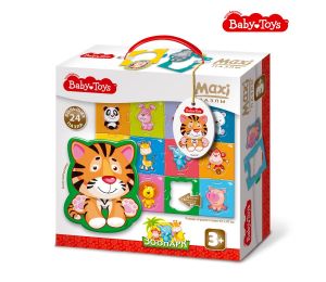 Пазлы MAXI "Зоопарк" 24 эл Baby Toys (поле 61х47см) 02508