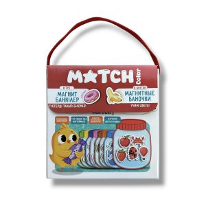 MATCH COLOURS. Магнит банкілер. Магнитные баночки. 8 түс. 8 цветов