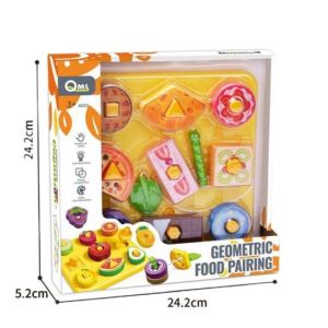 Развивающая игра "Сладости и формы" Geometric food pairing