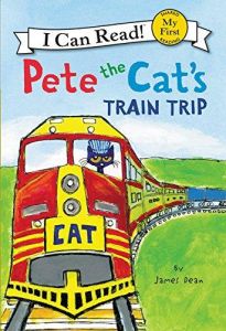 Pete the Cat`s train trip.