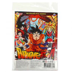 Анимебол. Настольная игра-ходилка на блистере.