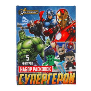 Раскопки супер герои, коробка IQ Эксперимент