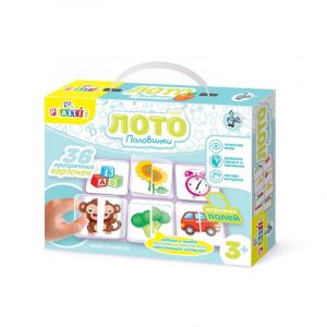 Лото пластик  "Половинки" серия 10KOR PLASTIC 04015