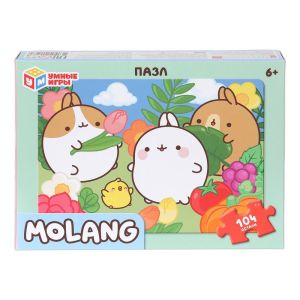 Molang. Molang. Пазлы в коробке 104 детали