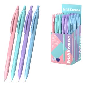Ручка шариковая автоматическая ErichKrause R-301 Matic Pastel 0.7, цвет чернил синий