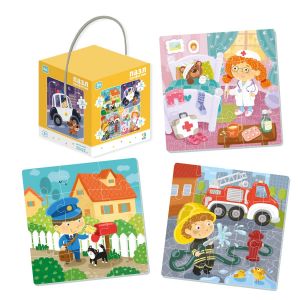 Пазл 4-в-1 "Профессии"