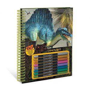 Серия Dino: Раскраска - скетчбук. (Основная)