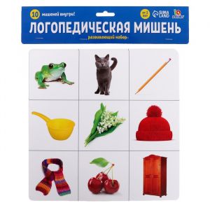 Развивающий набор "Логопедическая мишень"   7819243