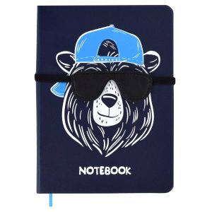 Записная книжка, А6+, МЕДВЕДЬ 