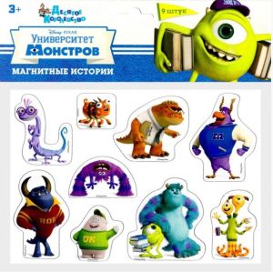 Магниты "Университет Монстров" Магнитные истории (европодвес) Дисней 03803