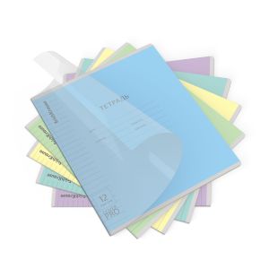 Тетрадь школьная ErichKrause Классика CoverPrо fizzy, А5+, 12 листов, линейка