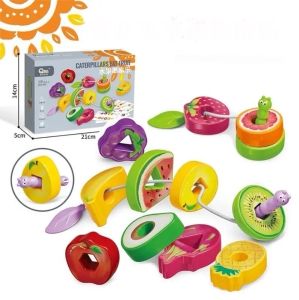 Развивающая игра "Гусеницы едят фрукты" Caterpillars eat fruit