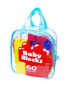 Конструктор пластиковый "Baby Blocks" 60 дет (сумка) 04907
