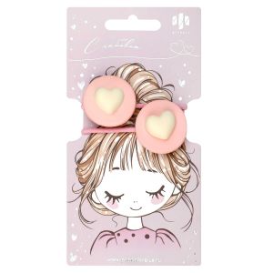 Набор резинок для волос арт. 71852 СЕРДЕЧКИ 2шт.