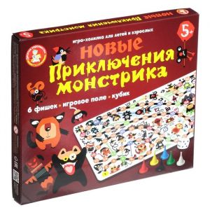 Игра настольная "Новые приключения монстрика"