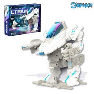 Конструктор-робототехника «Ночной страж», работает от батареек, 53 детали 4012136    