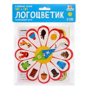 Развивающий набор "Логоцветик", сложные звуки Ш, Ж   7802109