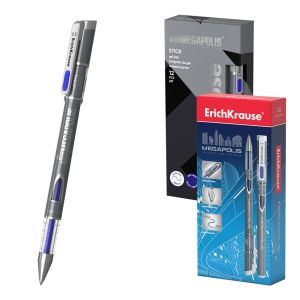 Ручка гелевая ErichKrause MEGAPOLIS® Gel Stick 0.5, цвет чернил синий