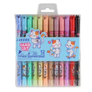 Набор ручек шариковых 12 цв.