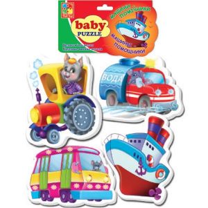 Мягкие пазлы Baby puzzle "Транспорт"