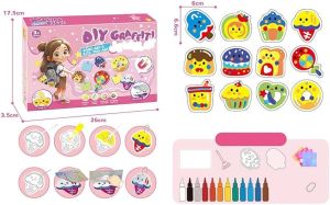 Набор для творчества GRAFFITI JEWERLY Песочные магниты сладости